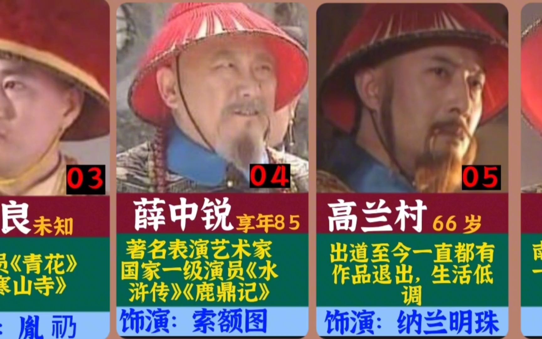 《康熙王朝》过去21年演员变化.主演离世,男6号刘钧越老越红!哔哩哔哩bilibili