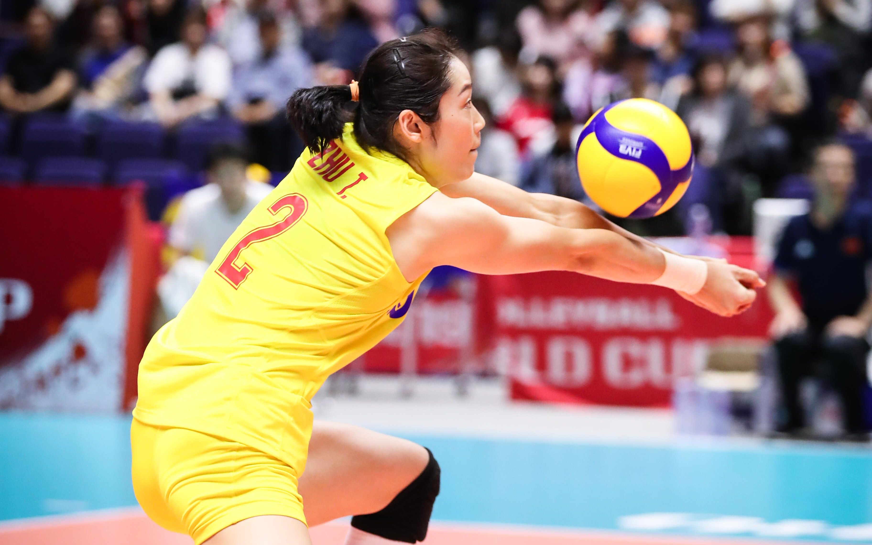 Women's Volleyball World Cup 2019 Zhu Ting Digs & Saves Highlights哔哩哔哩bilibili