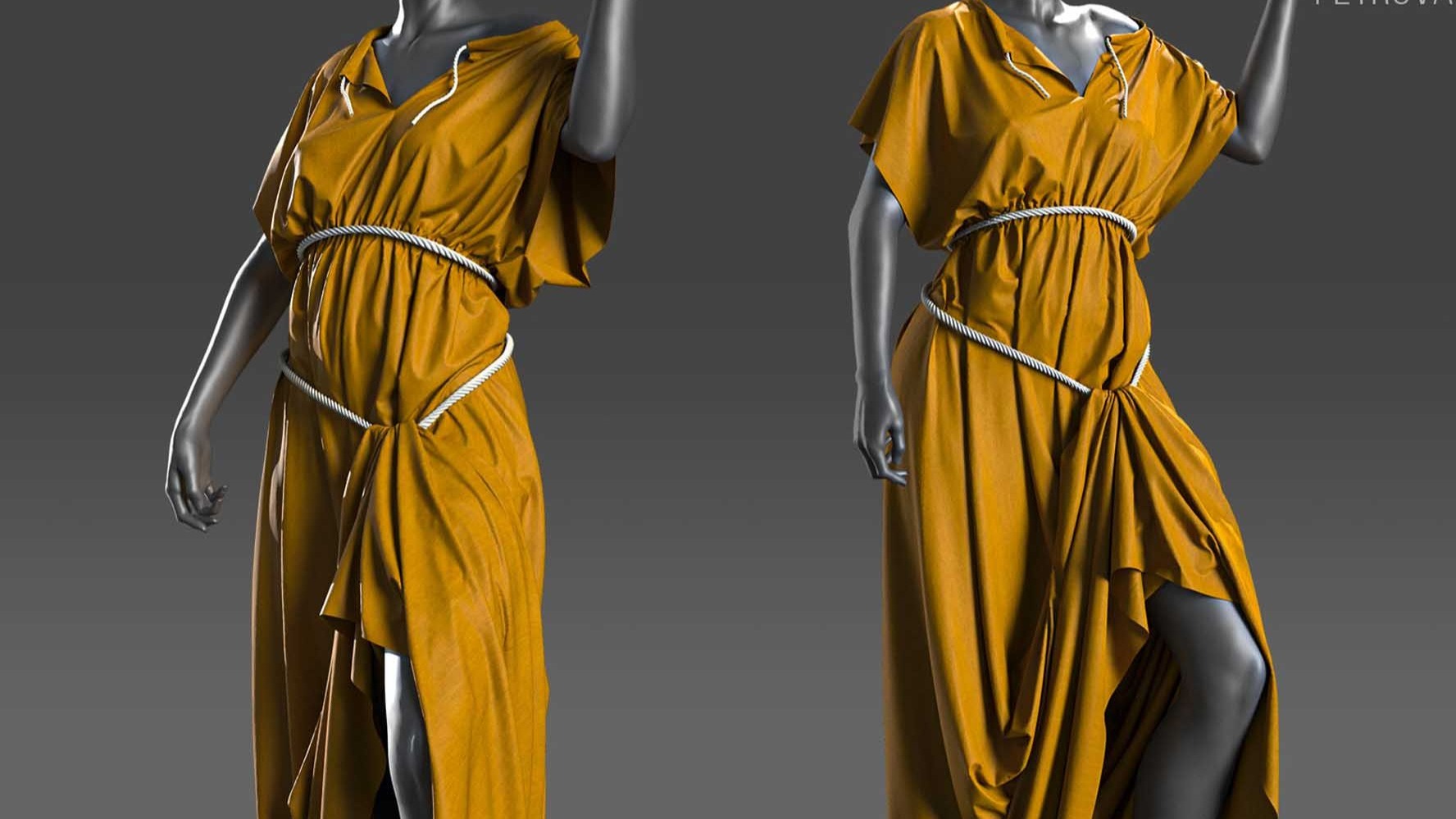 第66期:md束带捆绑衣服案例教程clo3d服装打版zprj纸样工程源文件obj