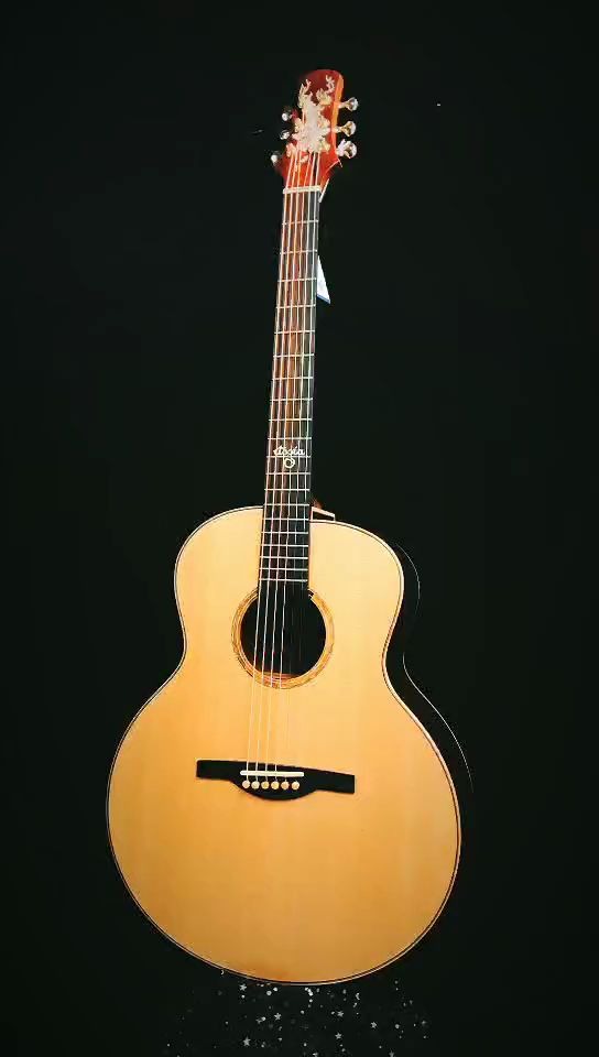 乌托邦吉他#260h osl 麋鹿 外观展示_哔哩哔哩 (゜-゜)つロ 干杯