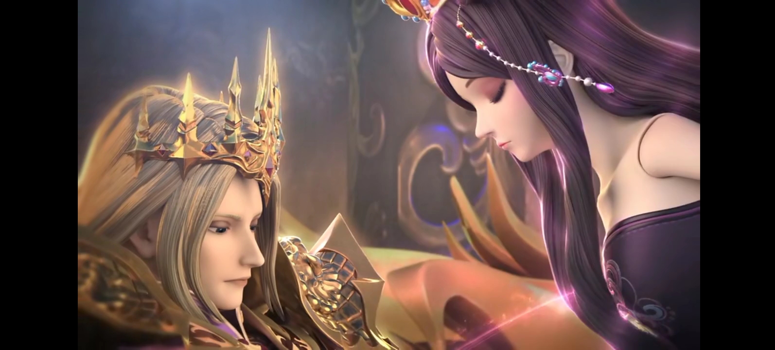 【叶罗丽第十季17 08】罗丽和金王子的心连接 金王子被唤醒