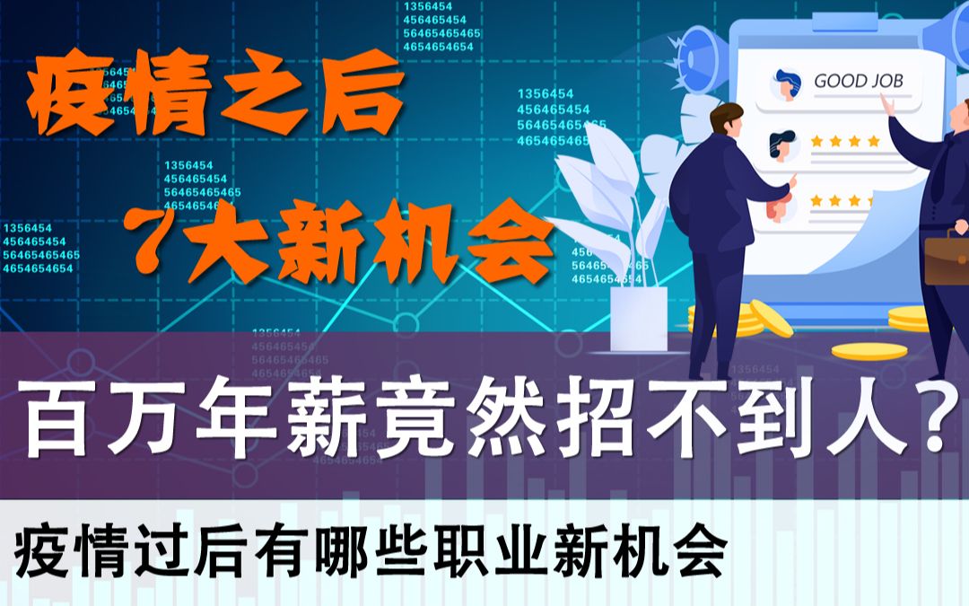 疫情之后,7大职业新机会!有的行业百万年薪竟然招不到人?「聊金融与创业20」哔哩哔哩bilibili