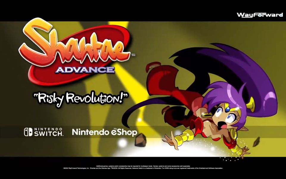 [图]【Switch/GBA】桑塔系列新作《桑塔前进：冒险革命/Shantae Advance: Risky Revolution》2024年发售