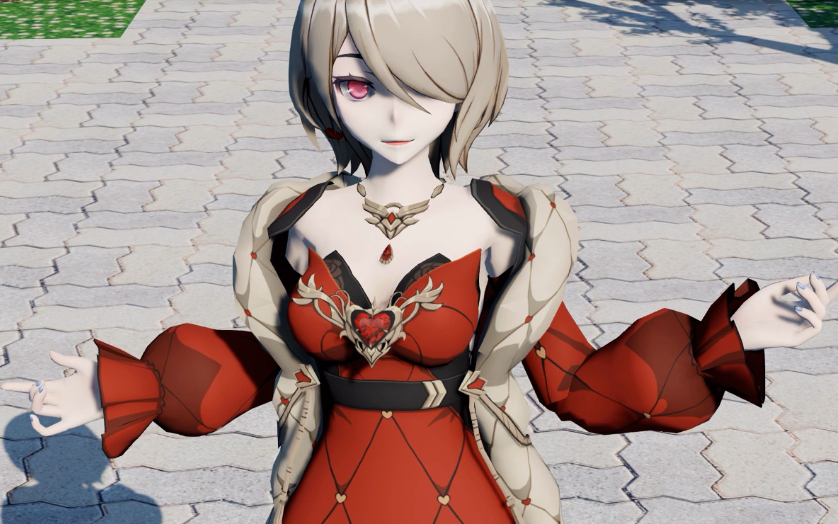 丽塔红心王后mmd 舰长大人,樱花真好看