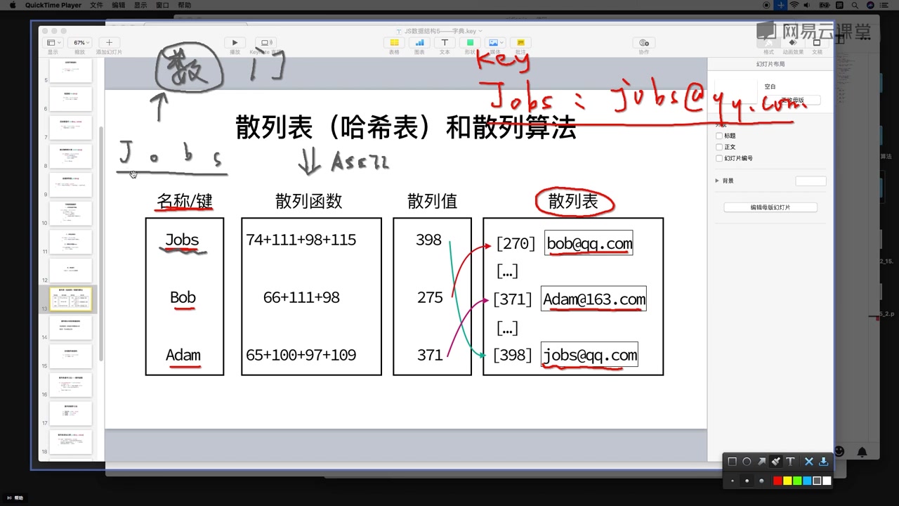 [图]数据结构与算法javascript描述（栈、队列、链表、集合、字典、树、图 系列课程详解 ）