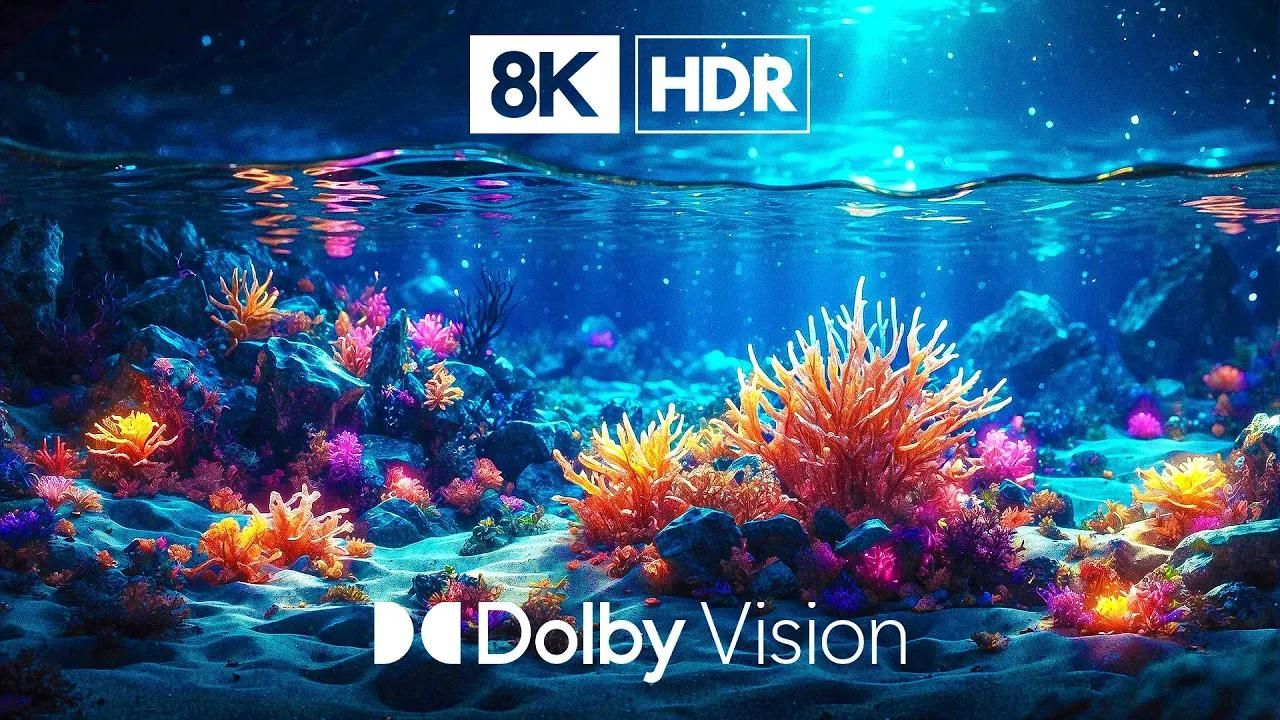 [图]海洋天堂 转4K HDR  I屏幕测试，极致画质|杜比视界|电视屏幕测试|手机屏幕测试