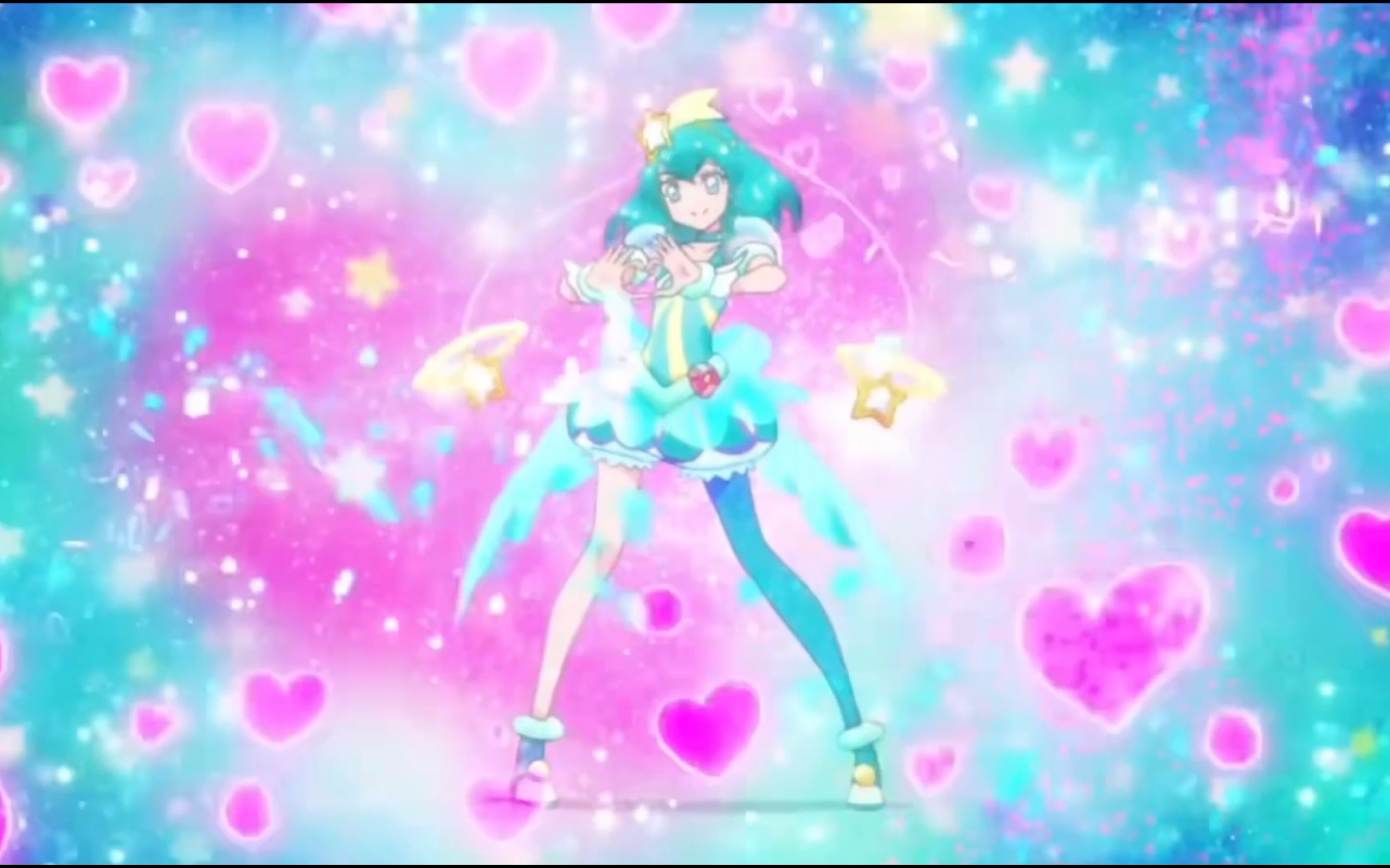 [光之美少女]幸&弥生&拉拉&日向变身