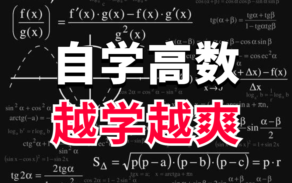 想学好机器学习?高数是第一步!2023全网最通俗易懂的高等数学:线性代数、微积分、概率论、核函数等多个知识精讲!学完它 机器学习玩的起飞!哔哩...