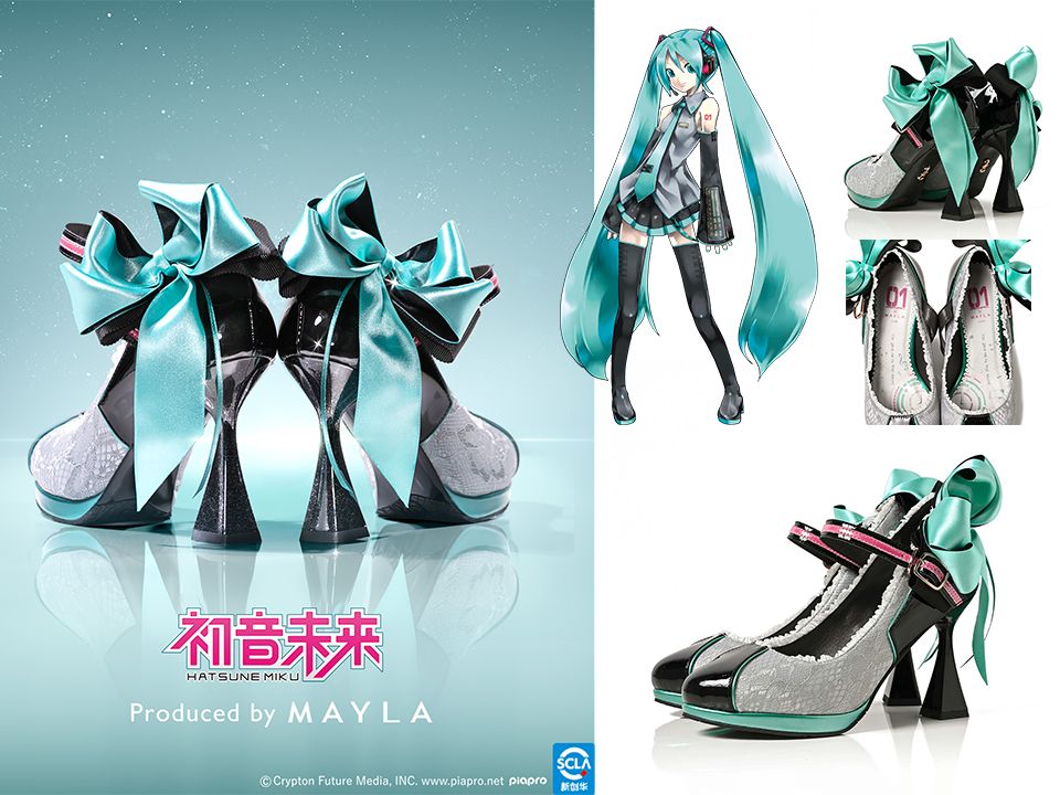 我们是日本时尚品牌 MAYLA. 我们为您介绍初音未来合作款高跟鞋.哔哩哔哩bilibili