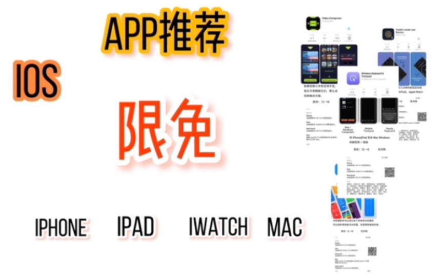 221117|ios app限免|iphone ipad iwatch mac app推荐|纪念日、滤镜、云储存、翻译哔哩哔哩bilibili