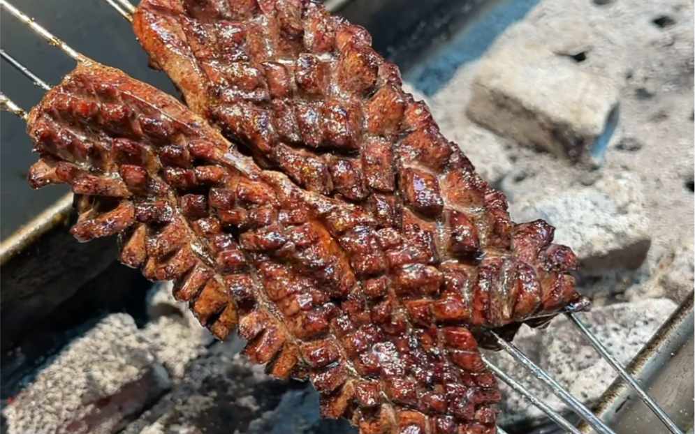 烧烤教程烤腰花