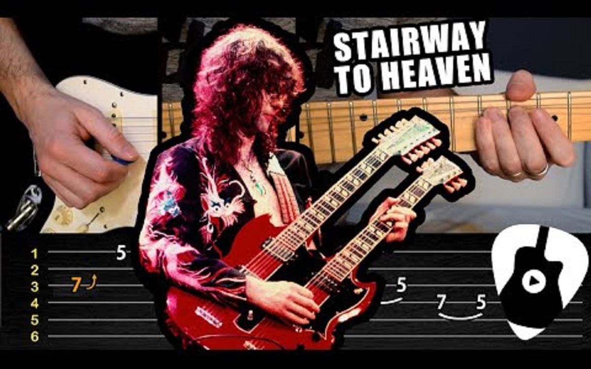 [图]吉他谱| 齐柏林飞艇《天堂阶梯》solo谱，Stairway to Heaven (Led Zeppelin)