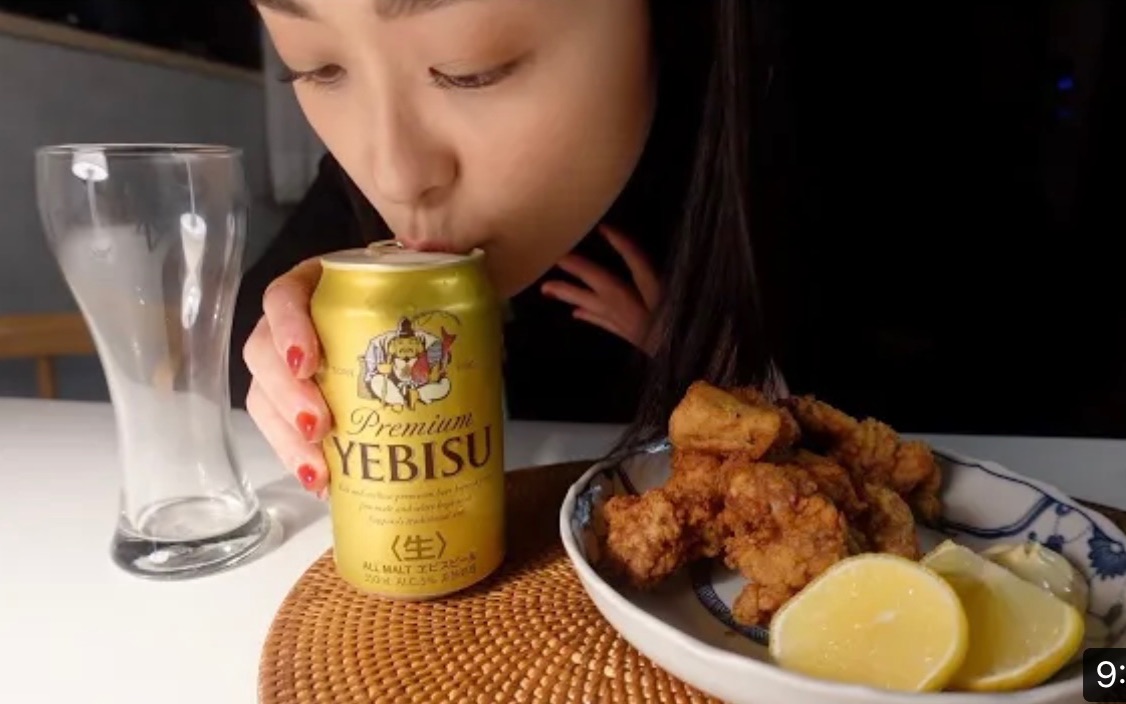 [图]【Doobydobap】英语｜美食｜居家炸鸡&啤酒🍺｜Chicken Karaage & Beer for one