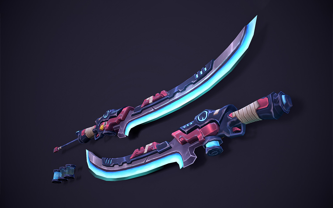 活动  【3dmax】次世代武器高模制作,机械刀建模教程