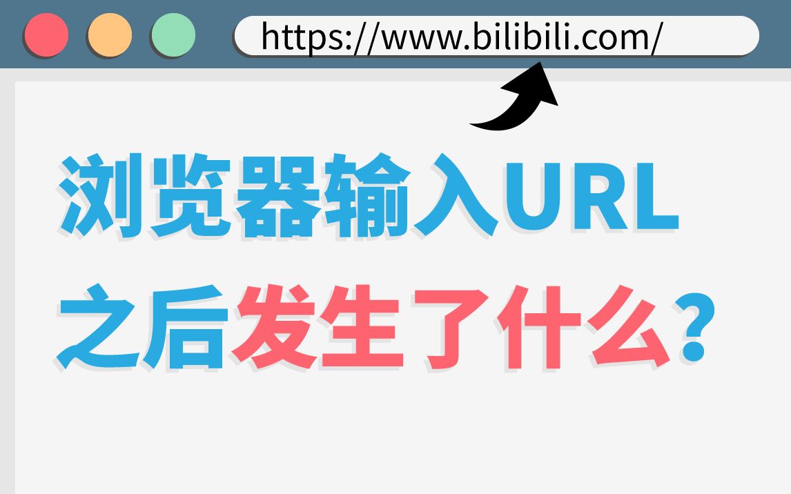 在浏览器输入URL回车之后发生了什么?哔哩哔哩bilibili