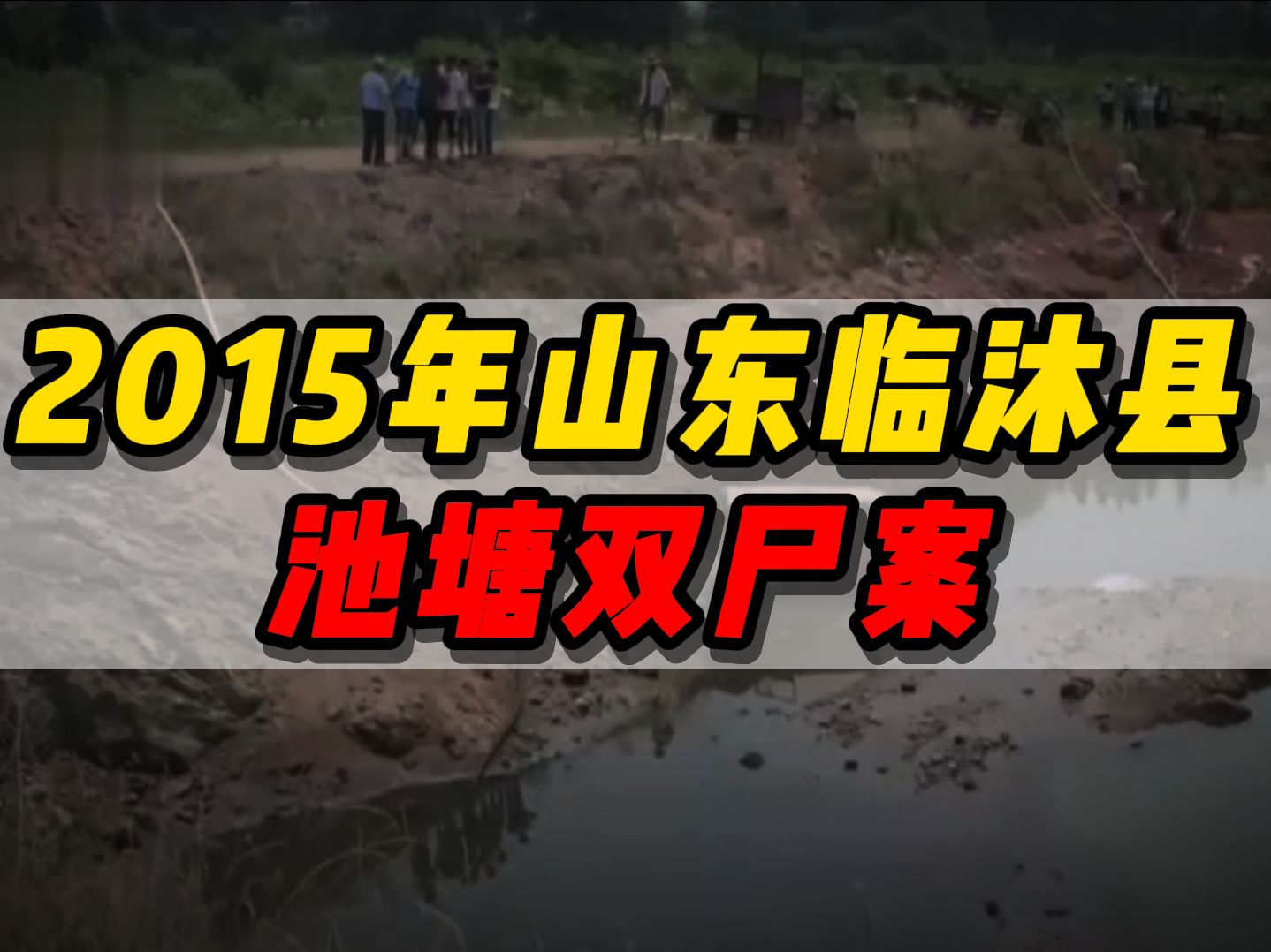 【山东临沭】2015年山东临沭县池塘双尸案哔哩哔哩bilibili