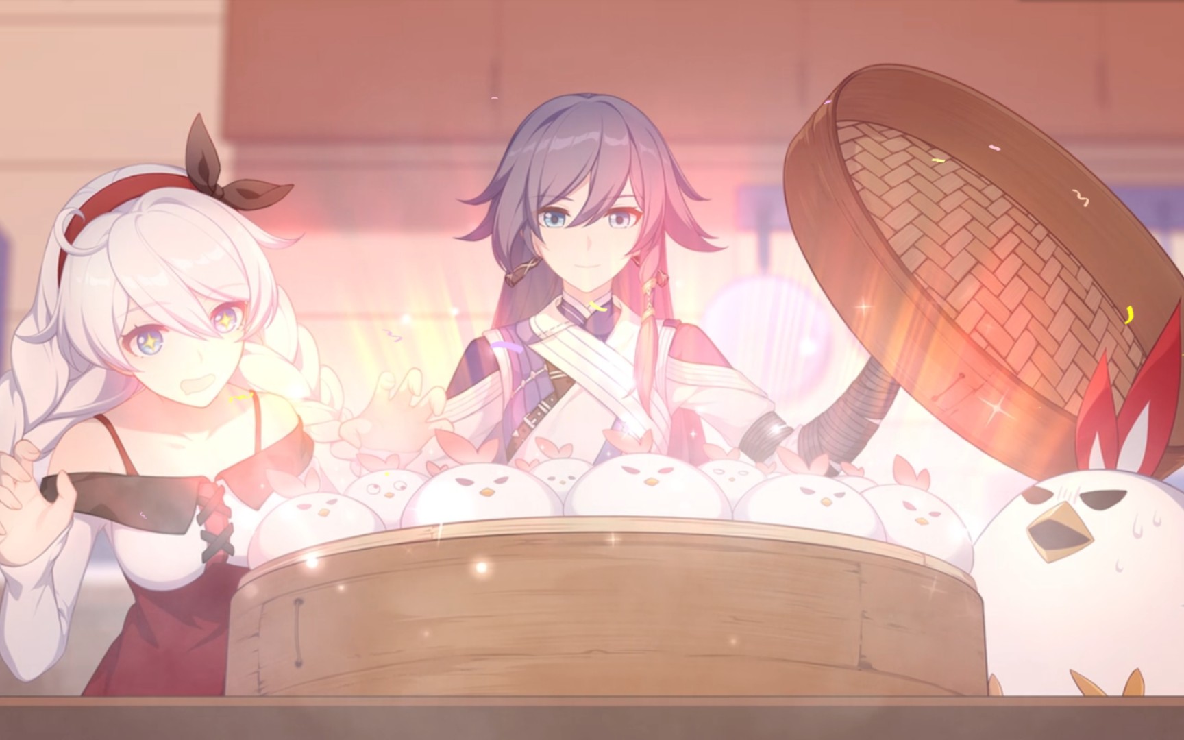 【崩坏3】4级厨房剧情,赤鸢:?_哔哩哔哩bilibili_崩坏3