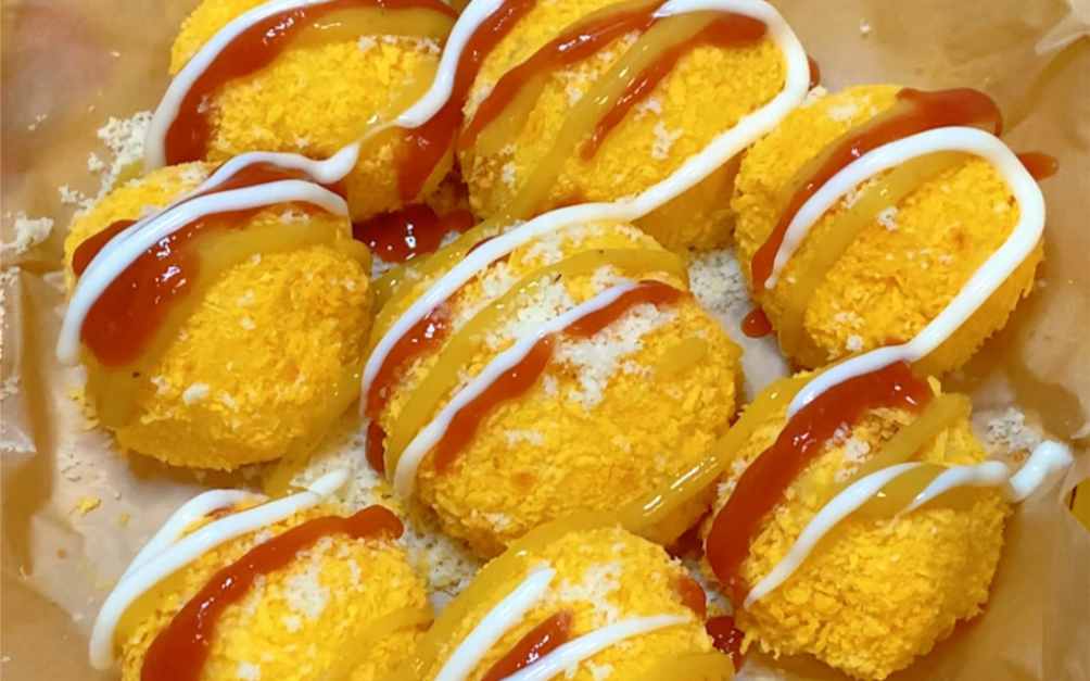 小圆今天吃——芝士土豆球