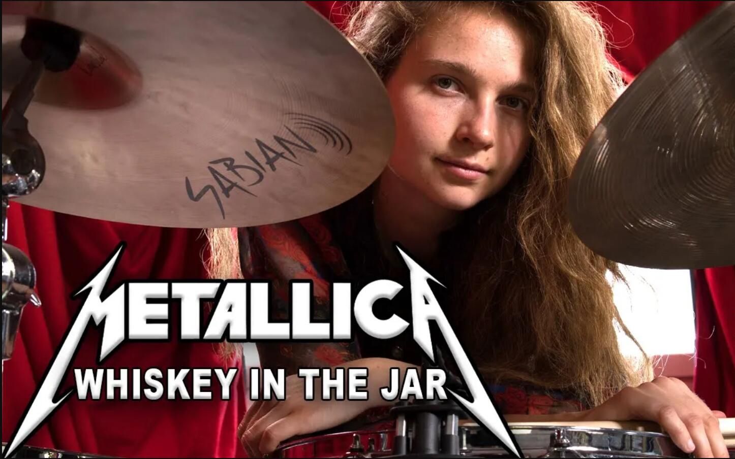 女鼓手SINA鼓翻打Metallica乐队 Whiskey In The Jar哔哩哔哩bilibili