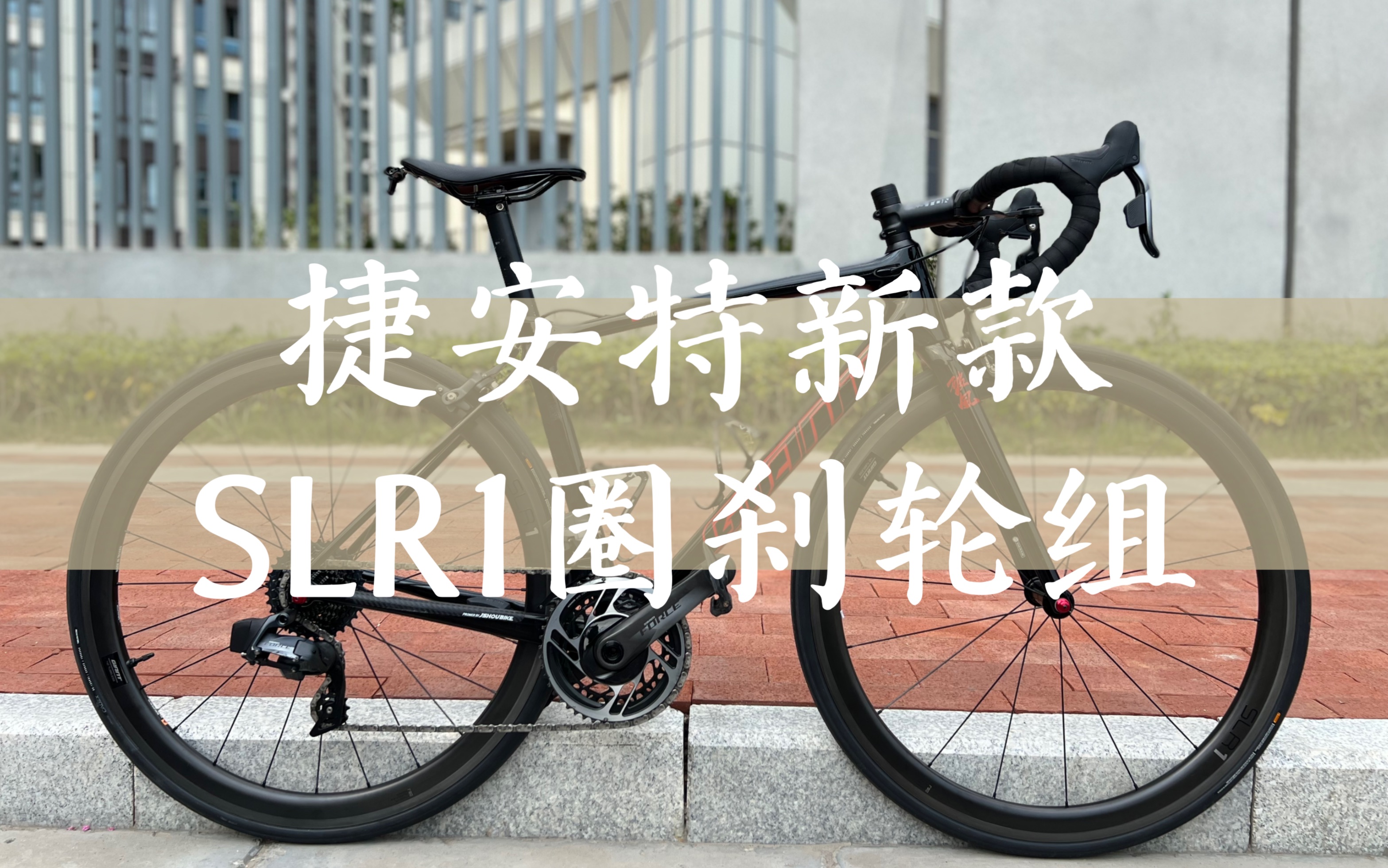 21款捷安特slr1圈刹轮组装车