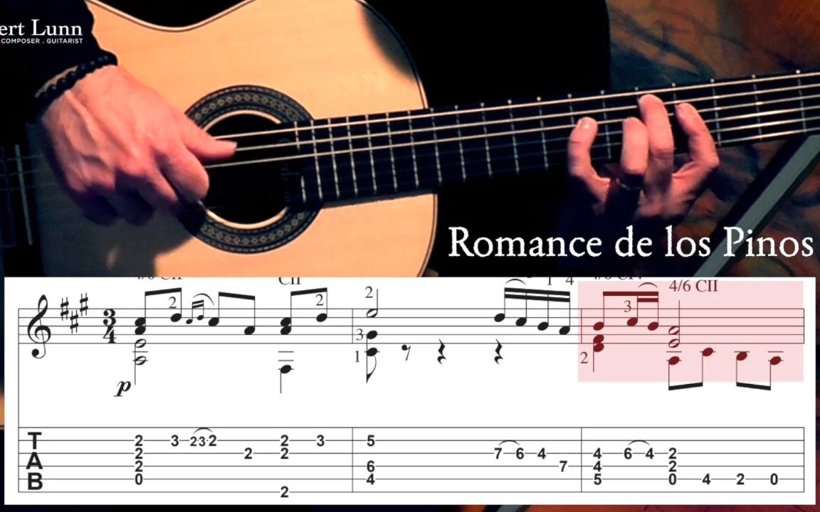 [图]【吉他翻弹】《松树林浪漫曲》ROMANCE DE LOS PINOS-托罗巴