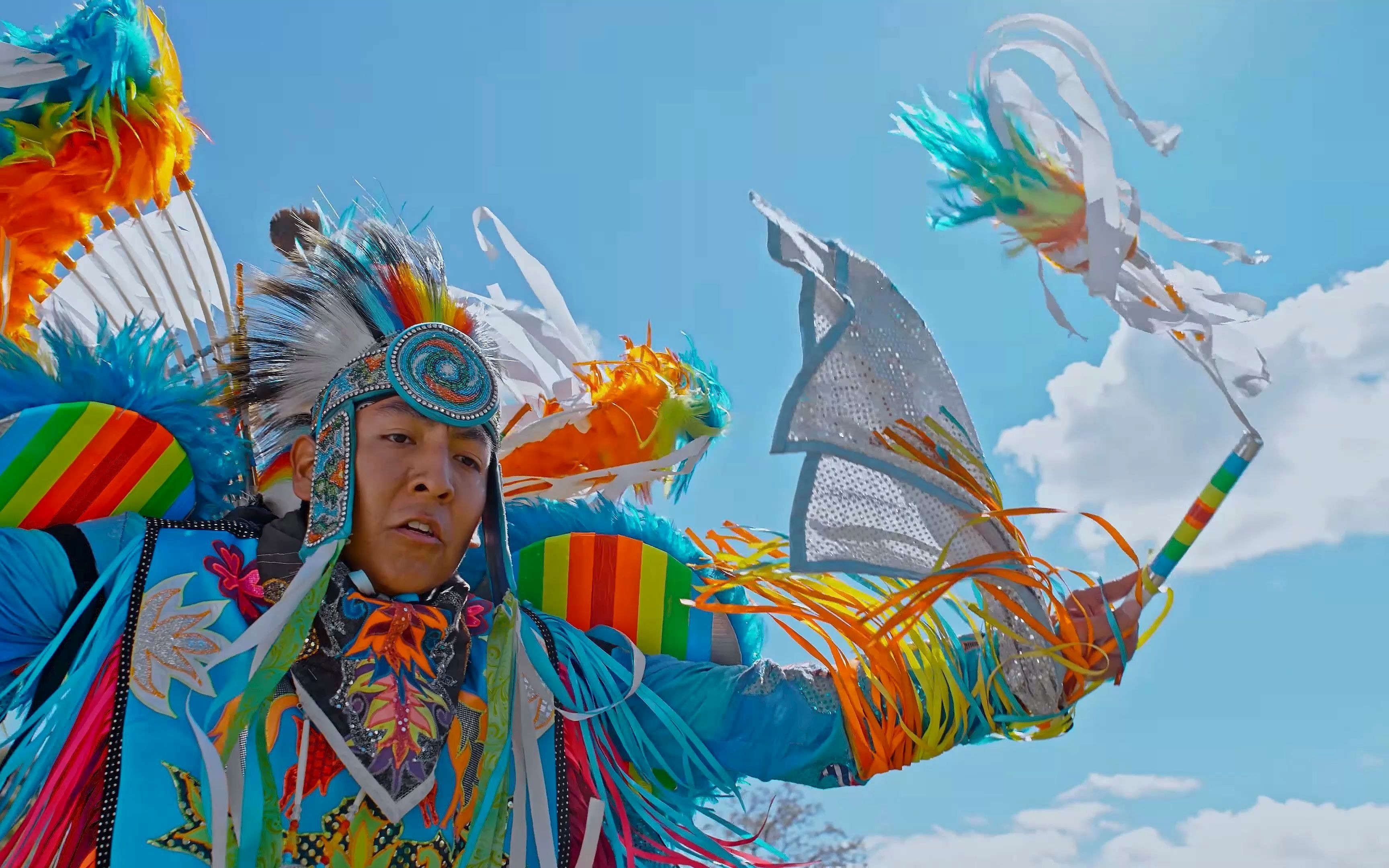 美洲土著舞蹈 4k 真色彩