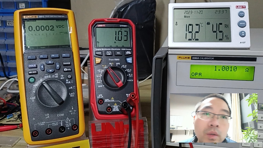 電壓電阻電流289c萬用表ut61e 福祿克fluke優利德檢測