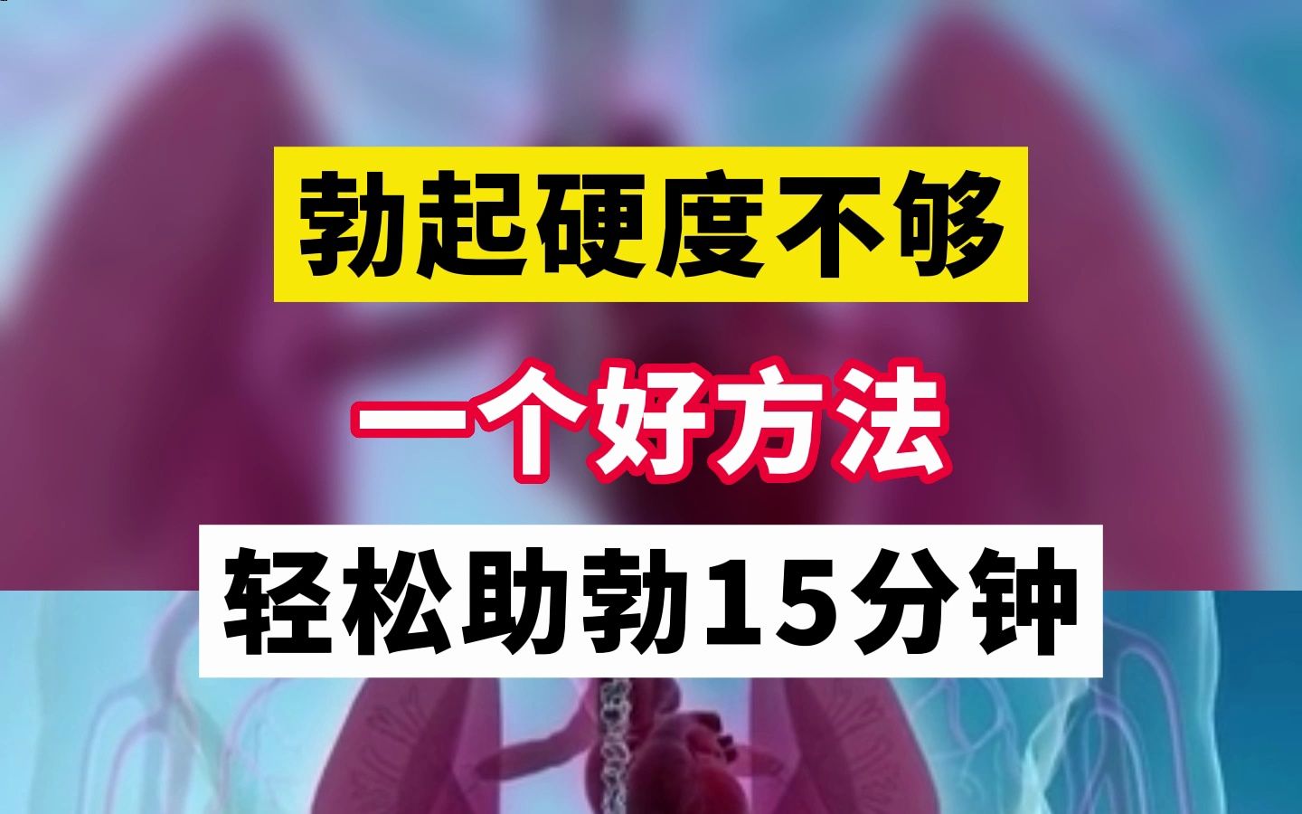 勃起硬度不够,一个好方法,轻松助勃15分钟哔哩哔哩bilibili