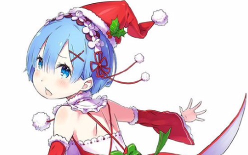 给雷姆手办加上圣诞特效拍摄会是怎样的呢