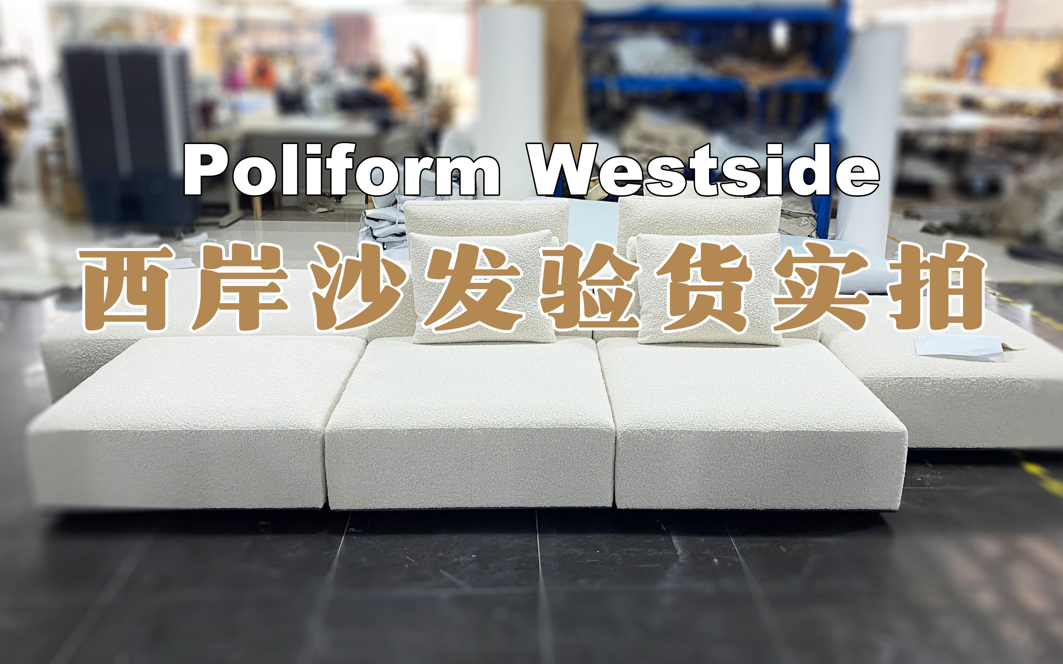 设计师定制Poliform西岸沙发,泰迪绒面料,我们来看看咋样哔哩哔哩bilibili