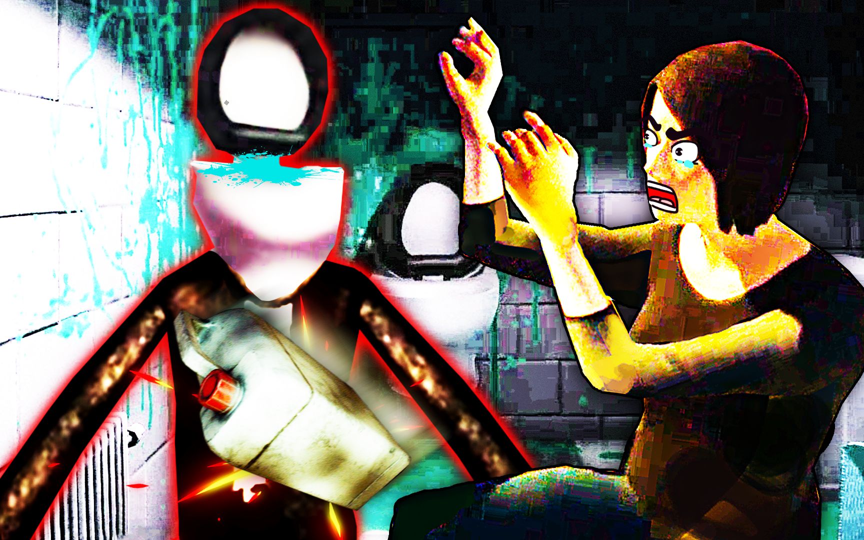 奇怪的厕所 变异马桶突然飞起来把我变成了老八 成哔哔解说