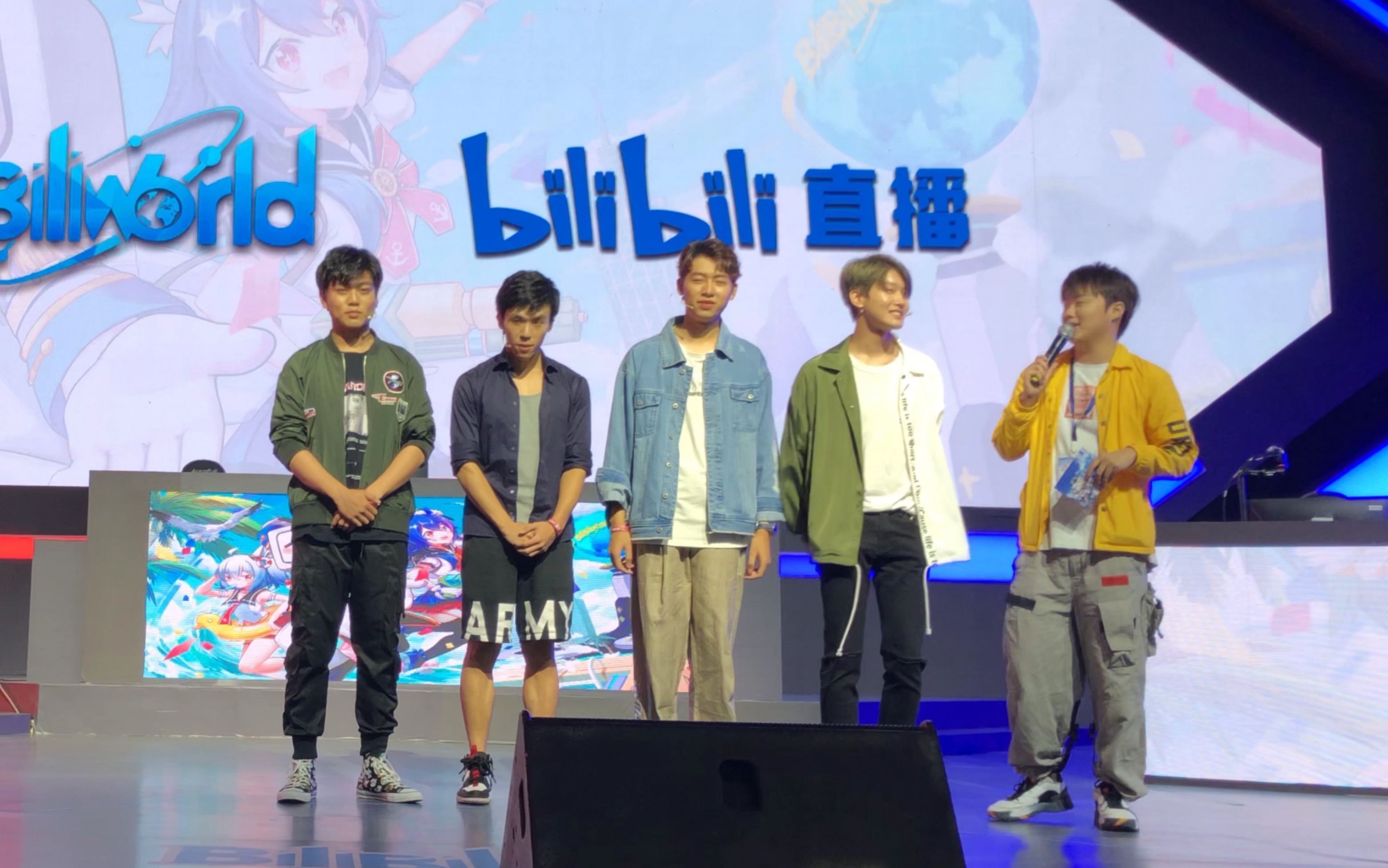 【某幻】2019上海bw现场游戏舞台 阴阳怪气男团