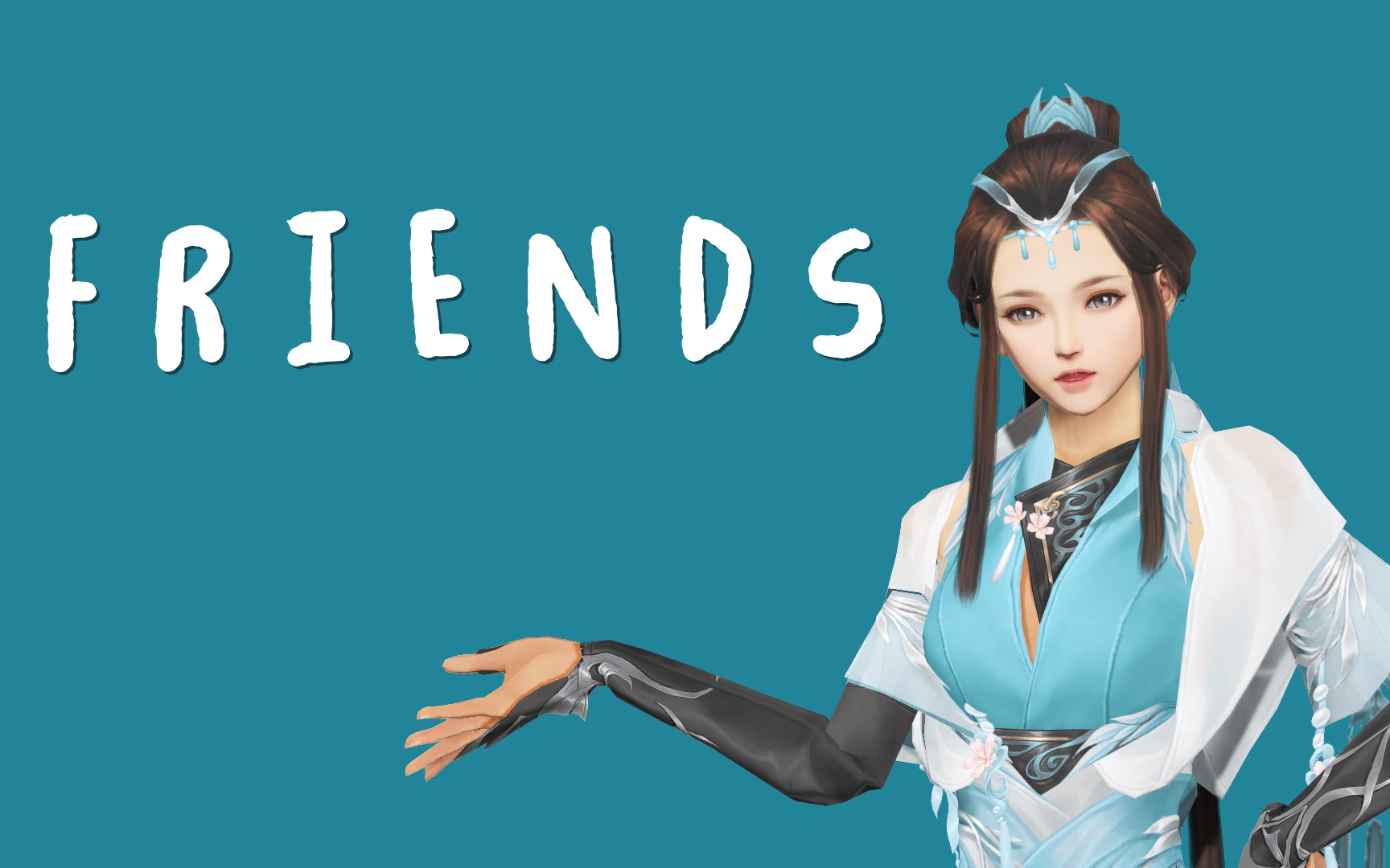 【剑网三MMD抽抽乐企划】【长歌/霸刀】FRIENDS哔哩哔哩bilibili