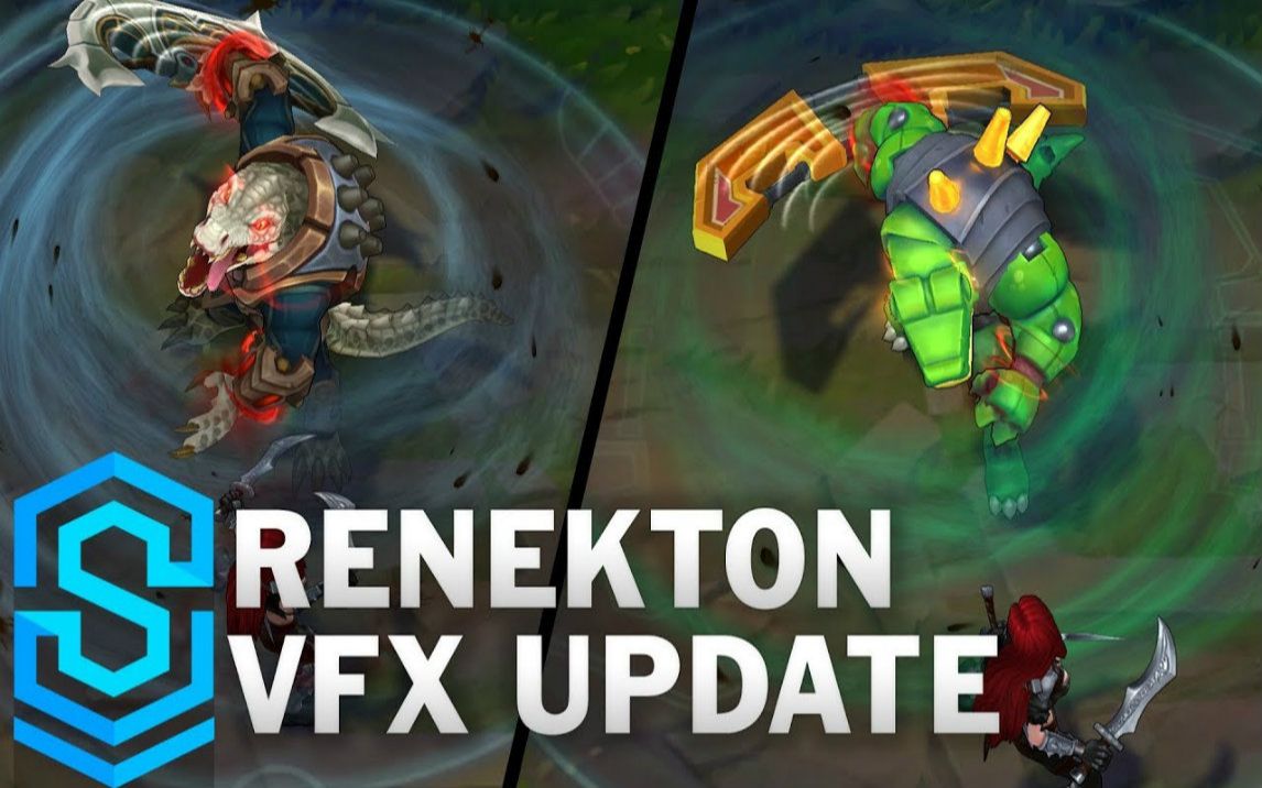 雷克顿全皮肤新特效预览lol英雄联盟