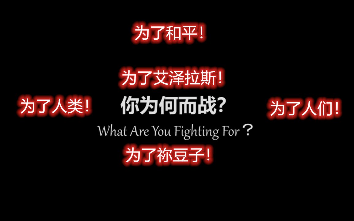 [图]（综合AMV）（个人向）我们为何而战？What Are We Fighting For?