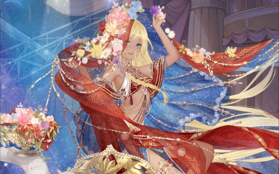 《奇迹暖暖》美服大象套『desert jewel』扭起来