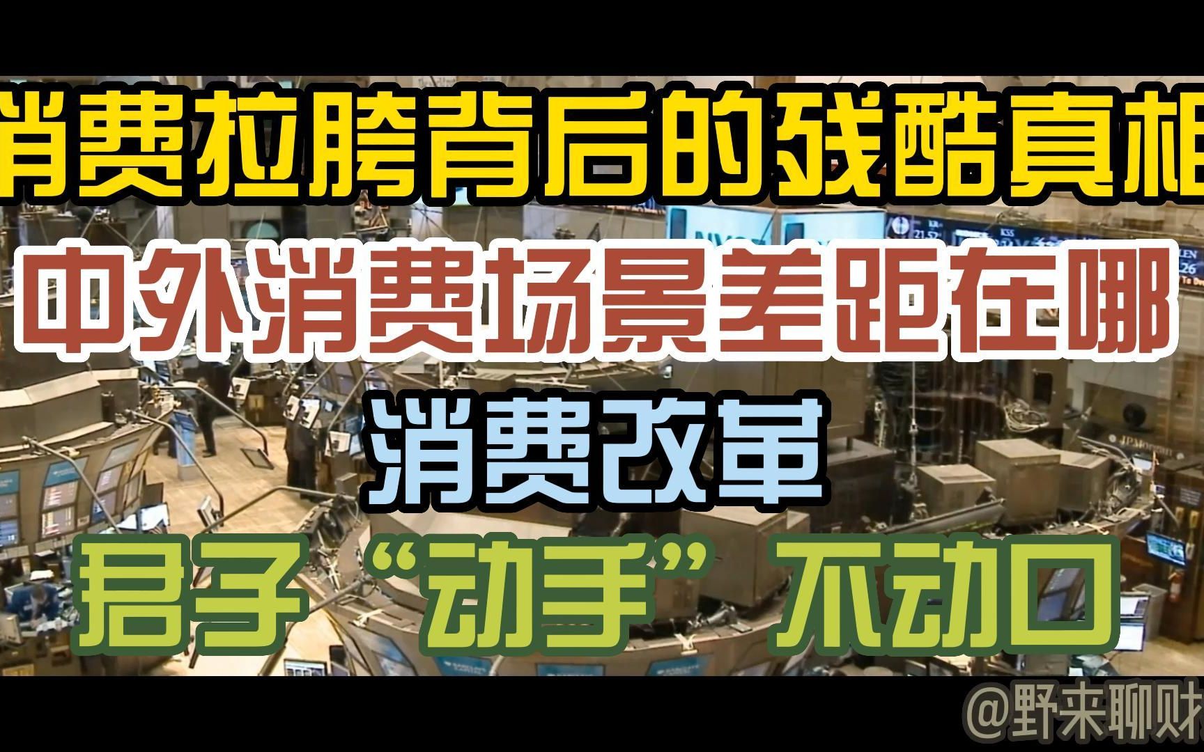 消费拉胯背后的残酷真相!中外消费场景差距在哪?消费改革——君子“动手”不动口哔哩哔哩bilibili