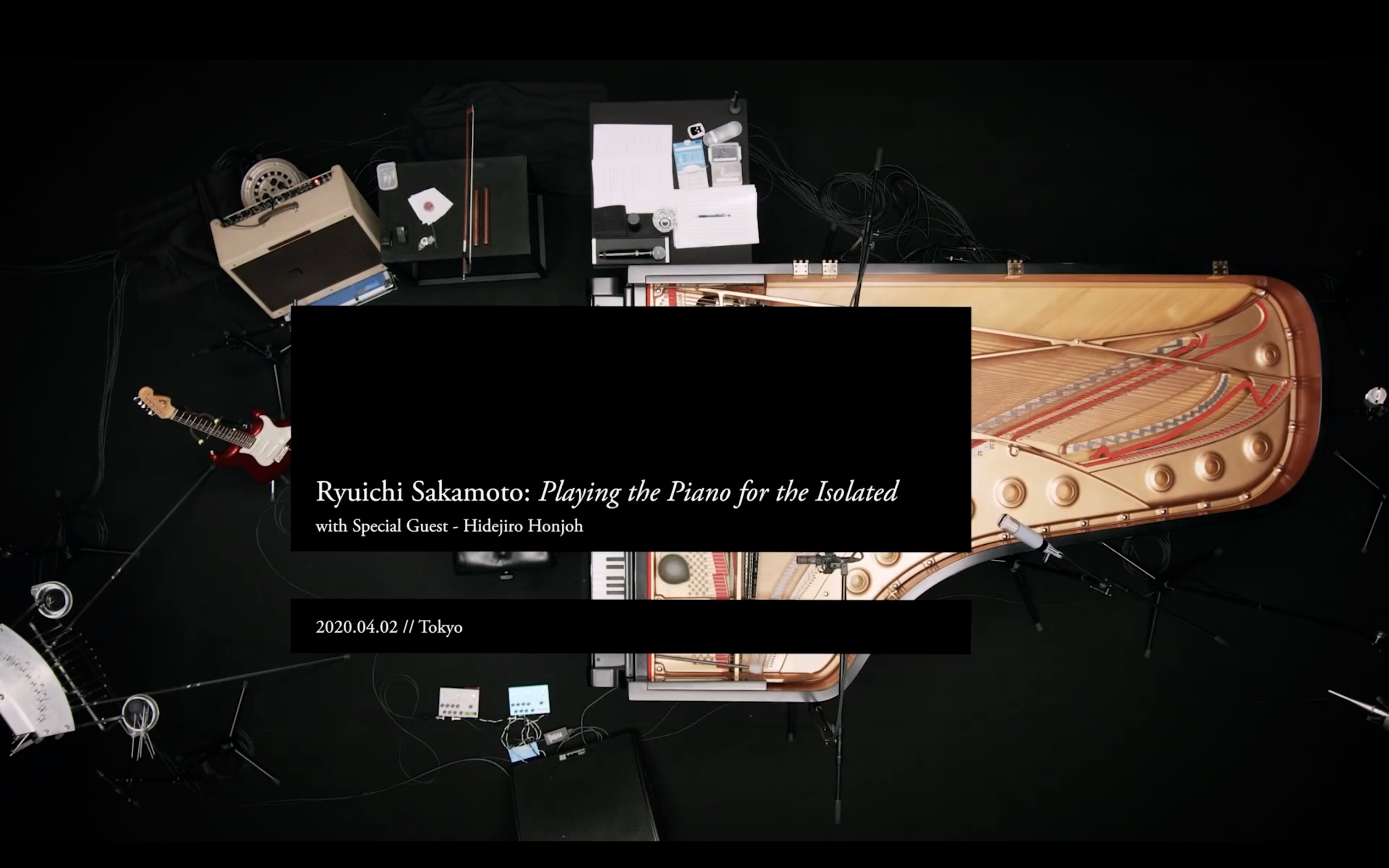 [图]【坂本龙一｜Ryuichi Sakamoto】「Playing the Piano for the Isolated - 2020.04.02」