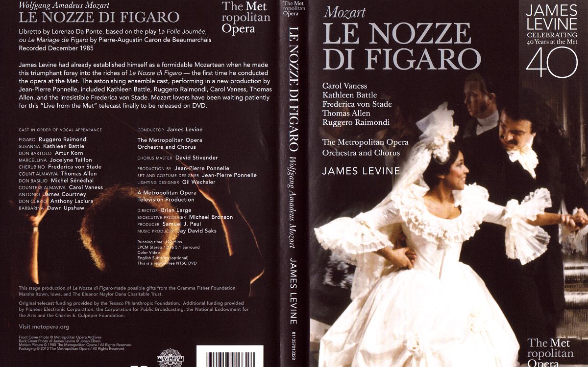 [图]英字Mozart - Le nozze di Figaro 费加罗的婚礼 1985