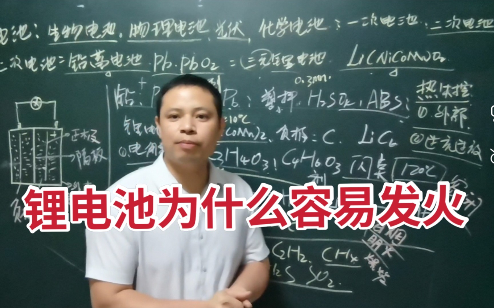 电动车自燃 锂电池爆炸 三元锂电池自燃 锂电池为什么容易发火哔哩哔哩bilibili