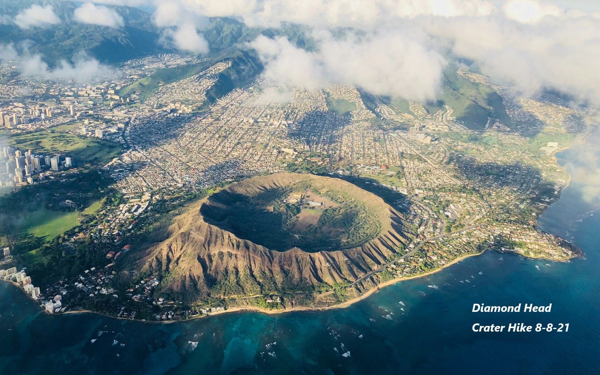 hawaii trip aug 2021 flight and diamond head hike