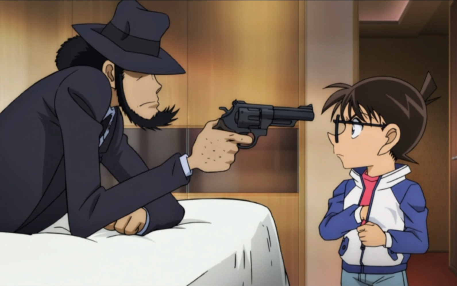 柯南和次元大介的"父子情深"(柯南卖萌)