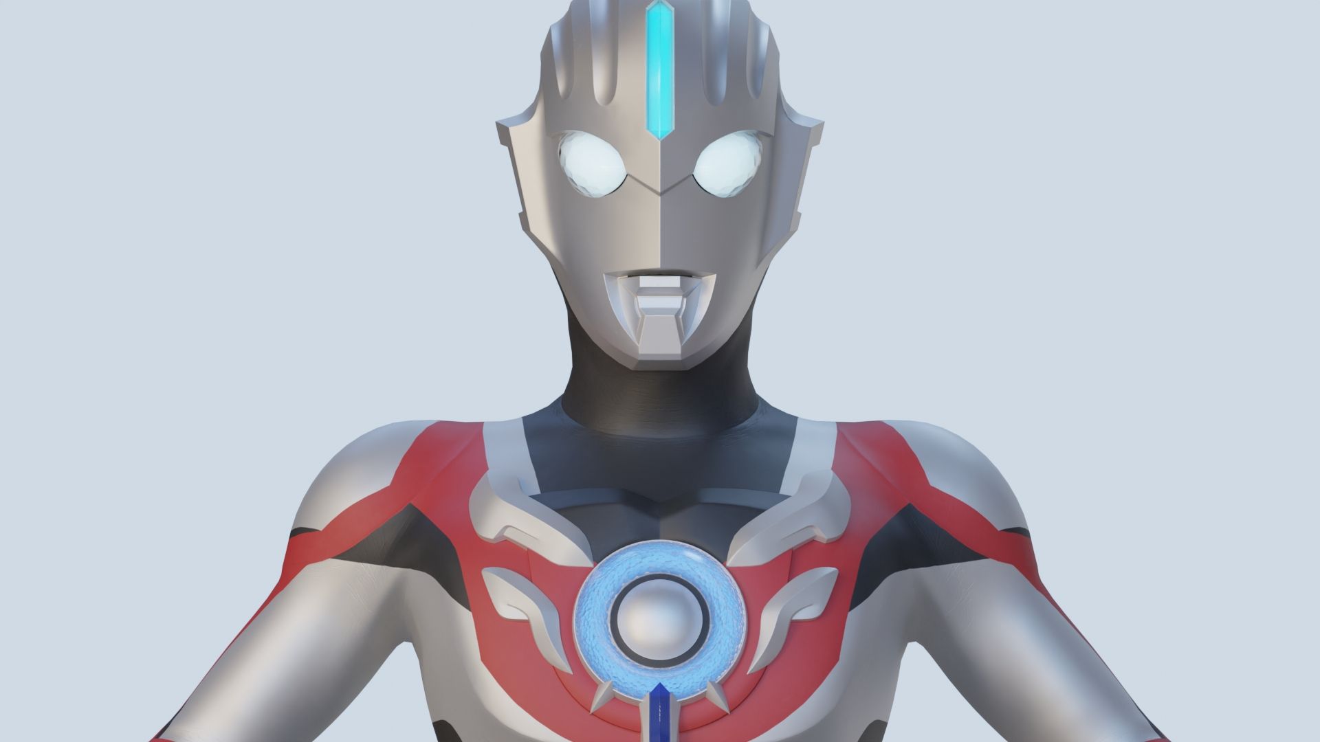 【糖果之光】欧布奥特曼3d模型 私稿展示