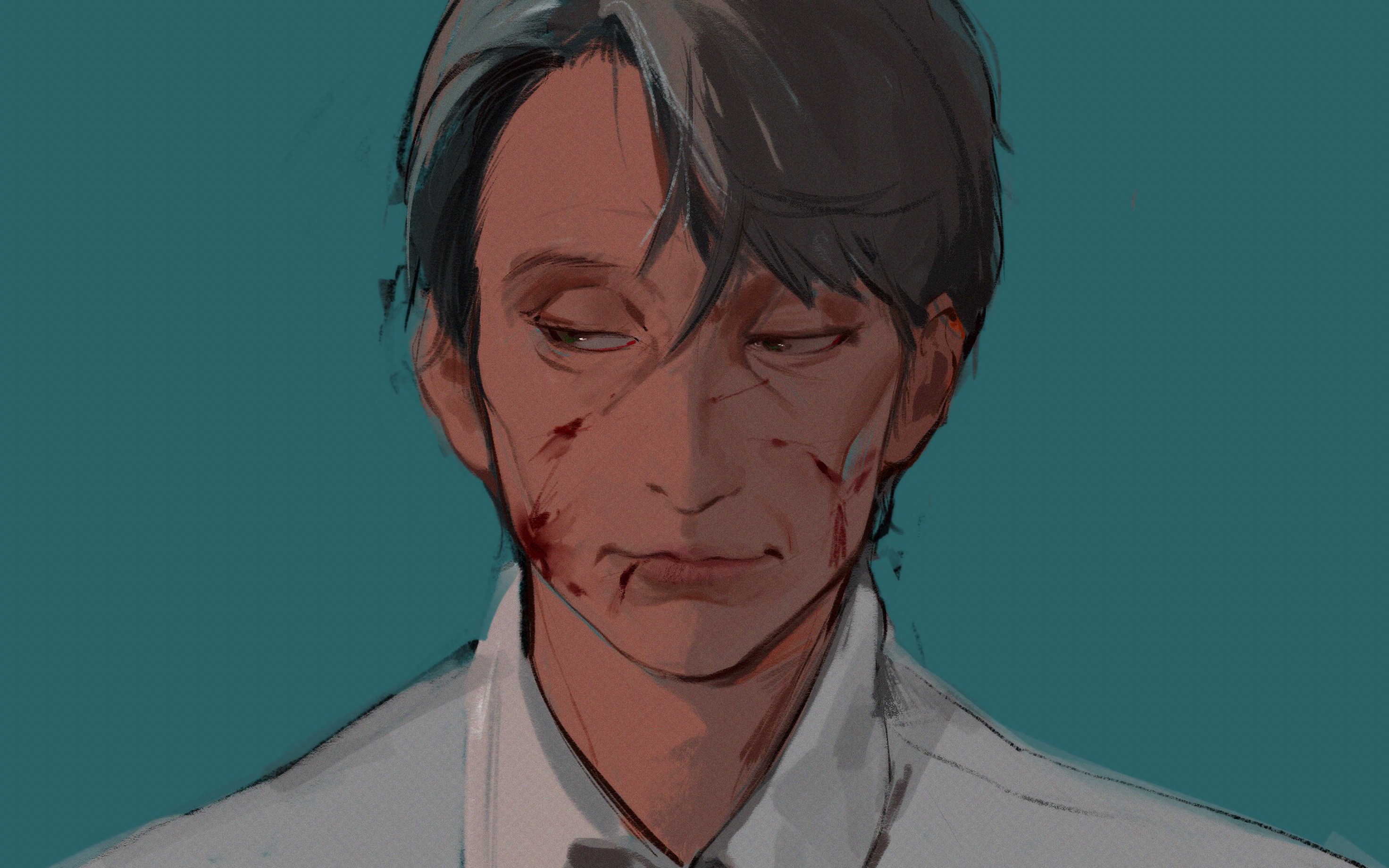 【ipad pro】汉尼拔 绘画过程_哔哩哔哩_bilibili