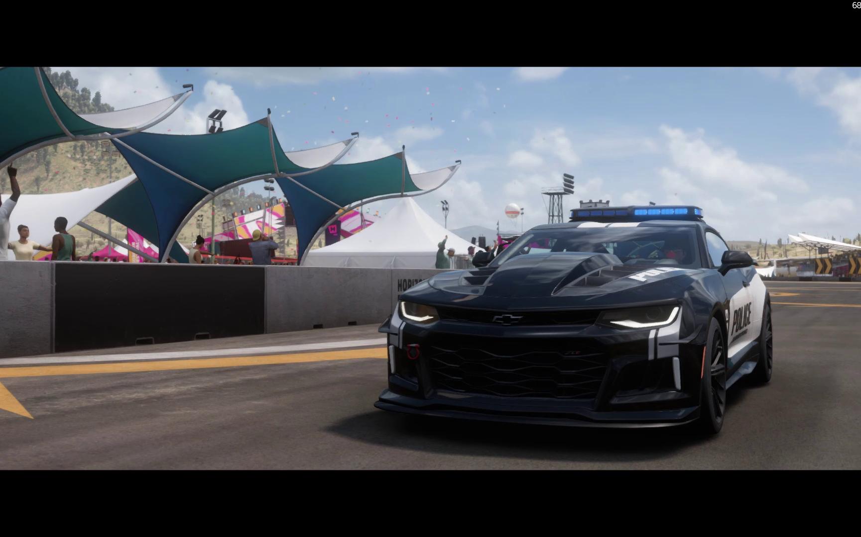 警车涂装科迈罗 zl1 墨西哥环道