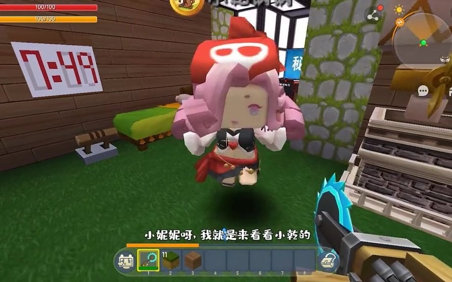 610迷你世界小乾不欠妮妮的钱但是为了躲债小乾不得不男扮女装