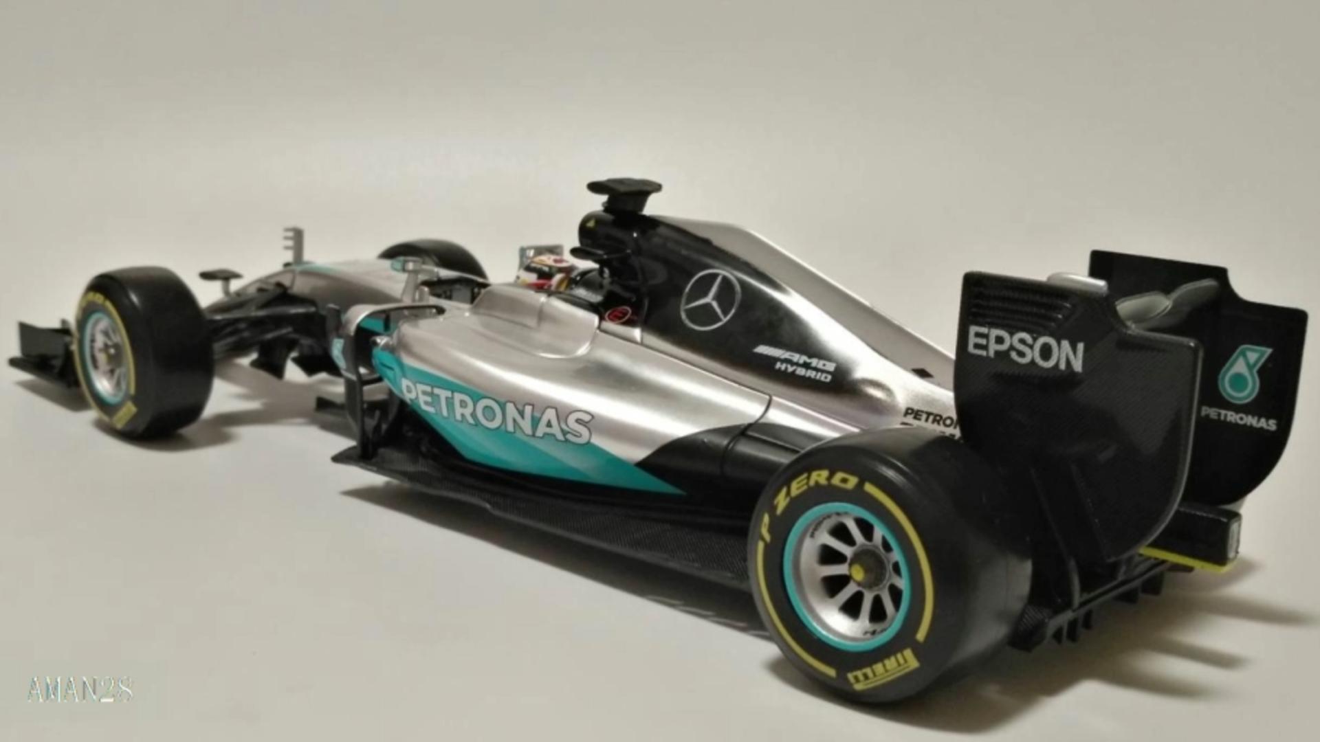 奔驰mercedes f1 w07 hybrid 44号汉密尔顿