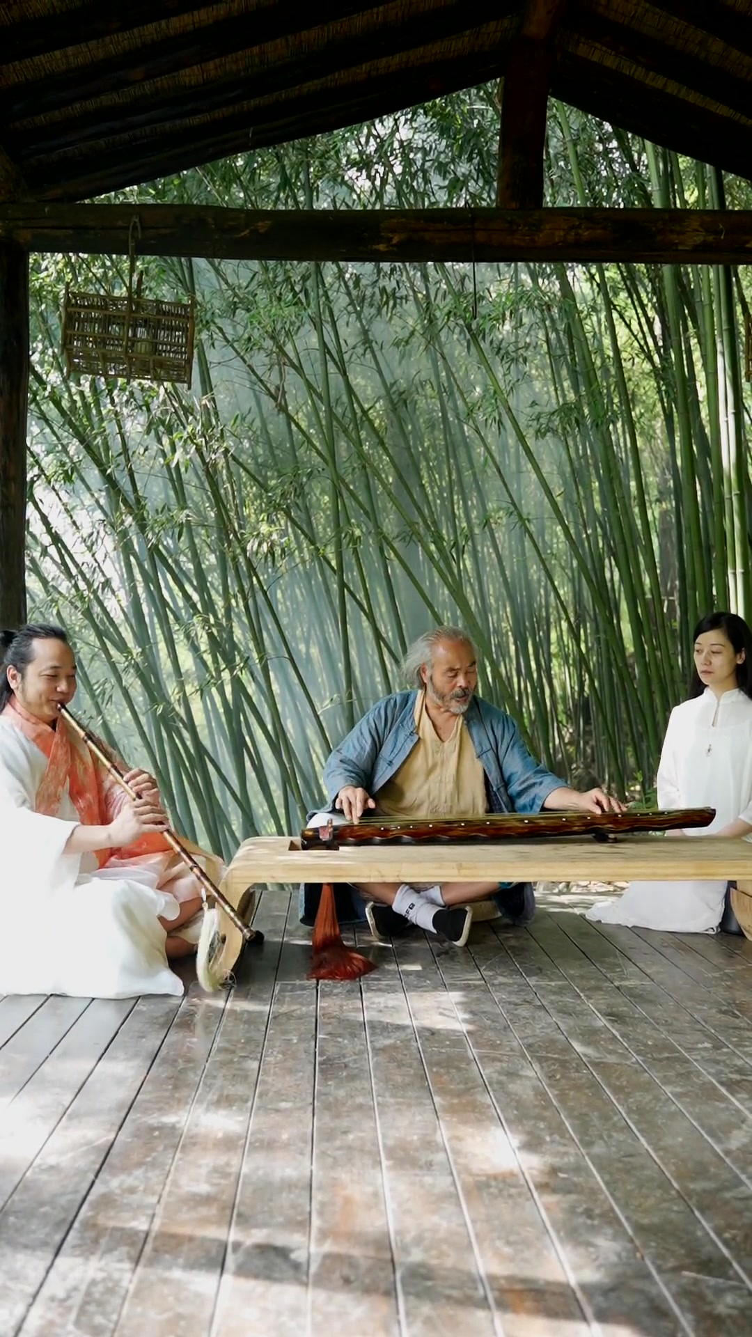 古琴琴歌秋风辞竹林西安古琴非遗古琴古琴培训古琴教学半山听雨学