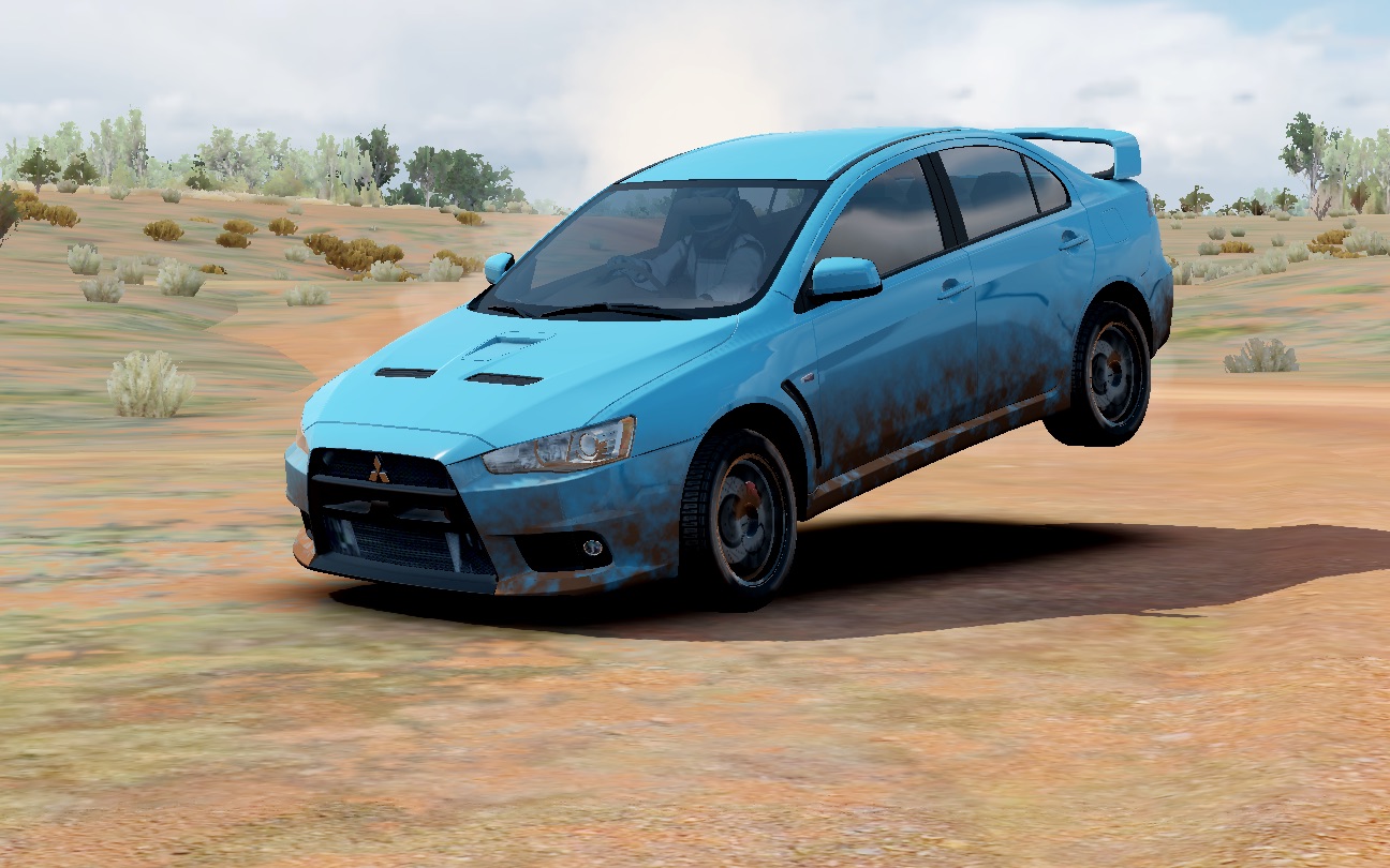 绝对赛车开新买的evo10跑澳大利亚拉力赛