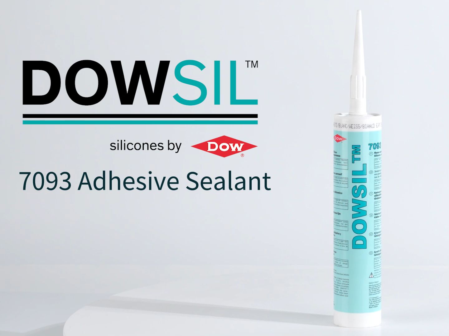 陶熙 DOWSIL™ 7093 Adhesive Sealant WHITE 密封胶 (310ML) 汇平商城哔哩哔哩bilibili